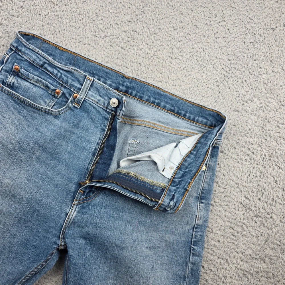 Levi's 505 Regular Fit Jeans‎ Mens 34x30 Blue Stretch Denim WaterLess